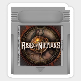 Rise of Nations Game Cartridge Sticker